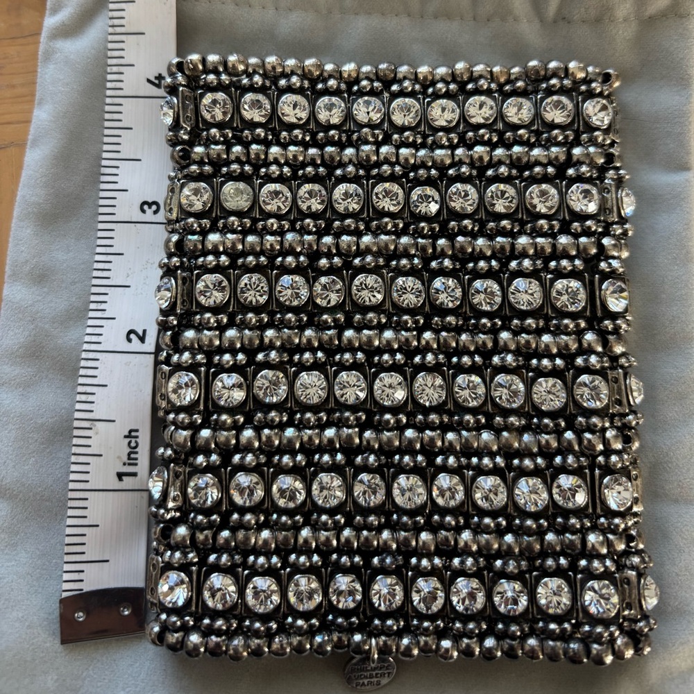 Philippe Audibert Paris Silver Beaded bracelet really cute - Picture 7 of 8